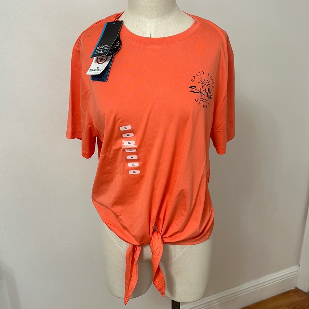 Orange salt life shirt